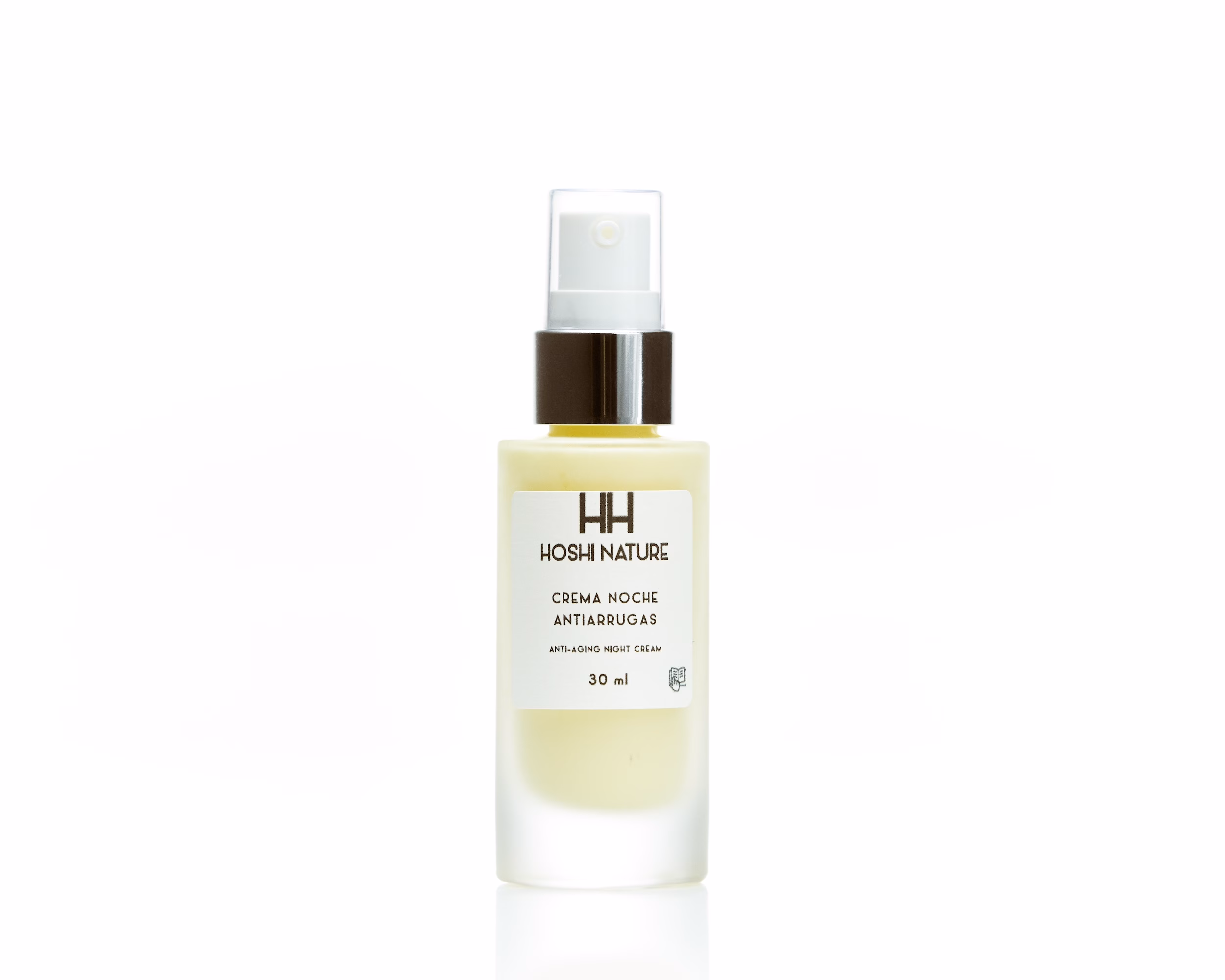 bote de crema de noche anitedad de Hoshi Nature