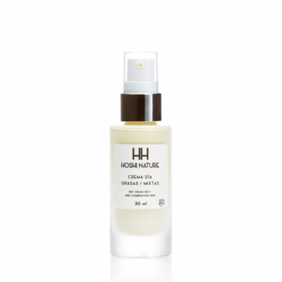 bote de crema de día para pieles grasas y mixtas Hoshi Nature