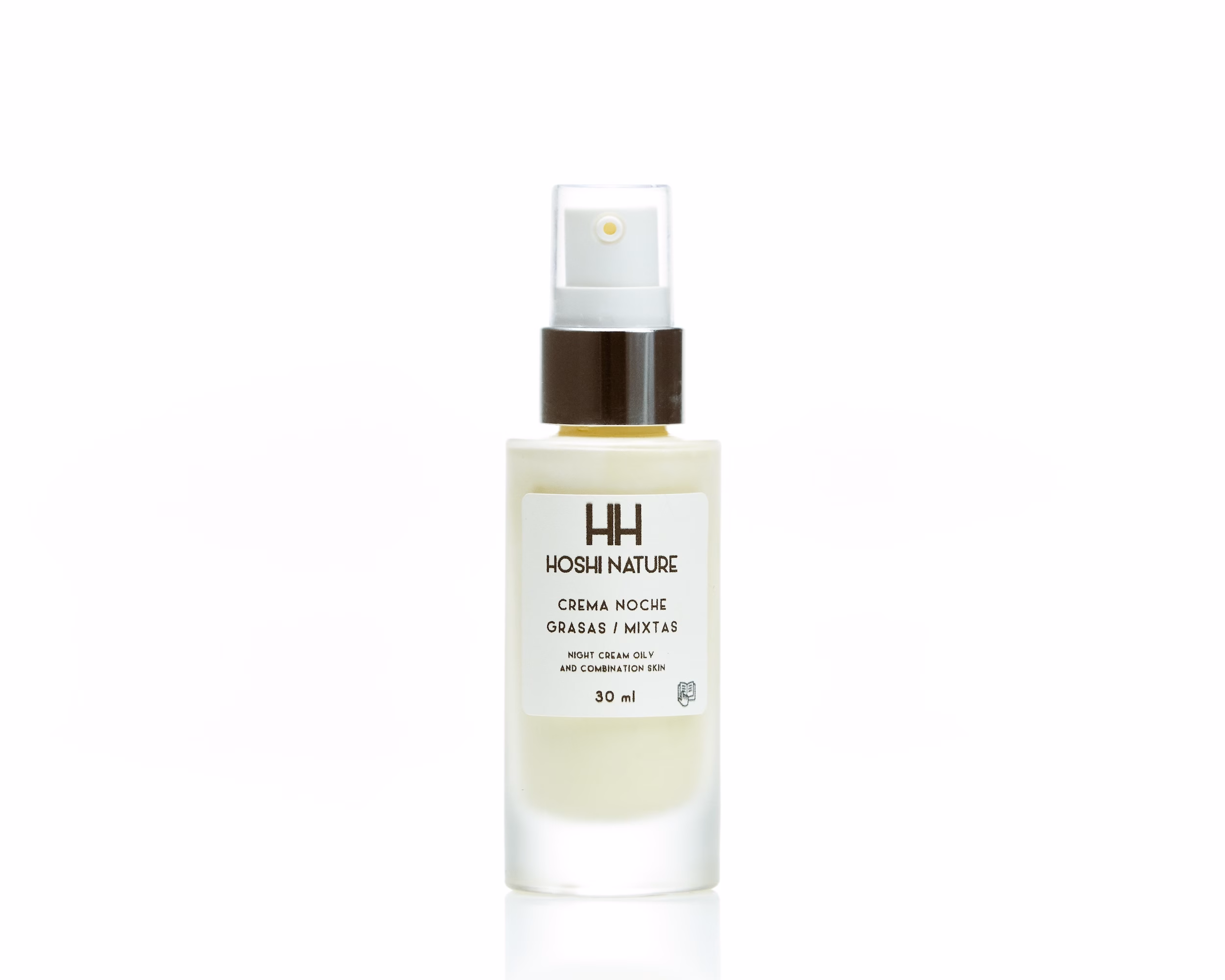 bote de crema de noche para pieles grasas y mixtas de Hoshi